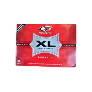 NEW Top Flite XL Long & Strong Distance Golf Balls (1 Box of‎ 12)